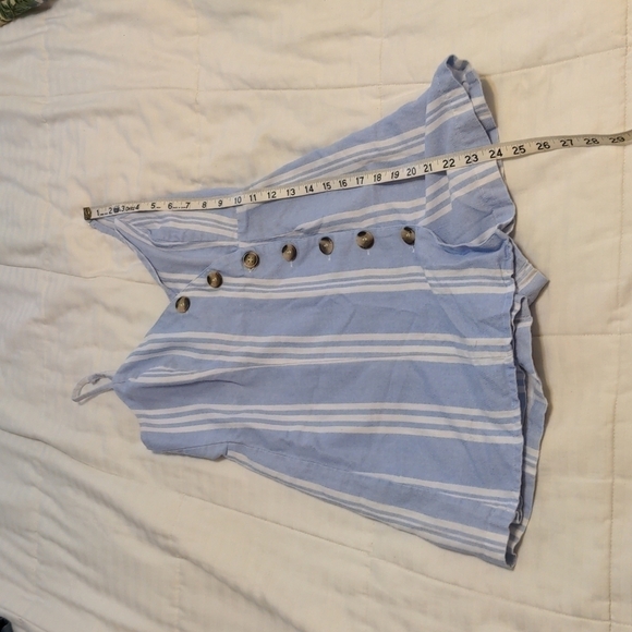 𝅺japna Cotton/linen blend romper size small - Picture 3 of 10